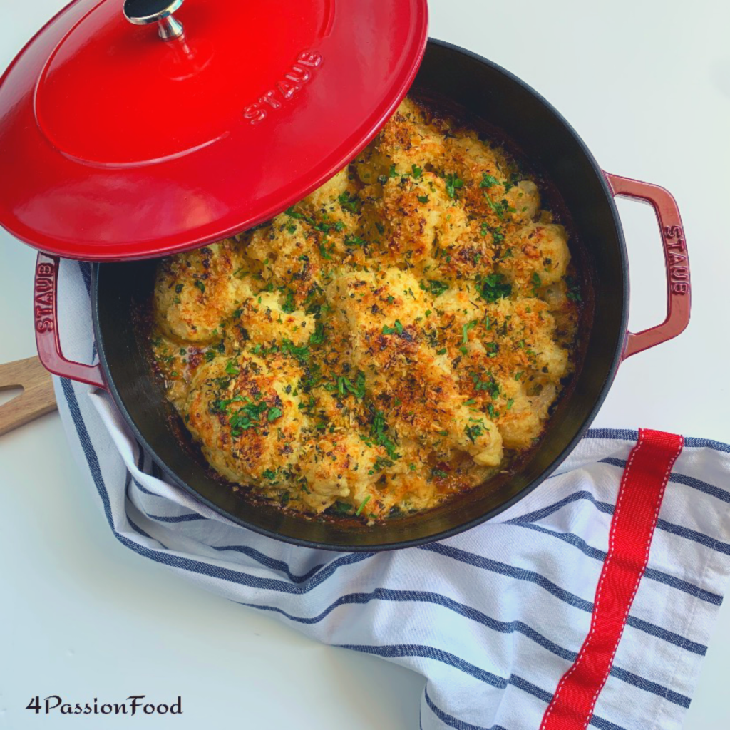 Mustardy cauliflower cheese by « Ottolenghi » - 4passionfood - English-image