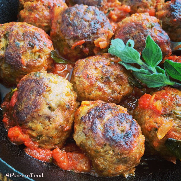 Ricotta and oregano meatballs by Ottolenghi 4passionfood English