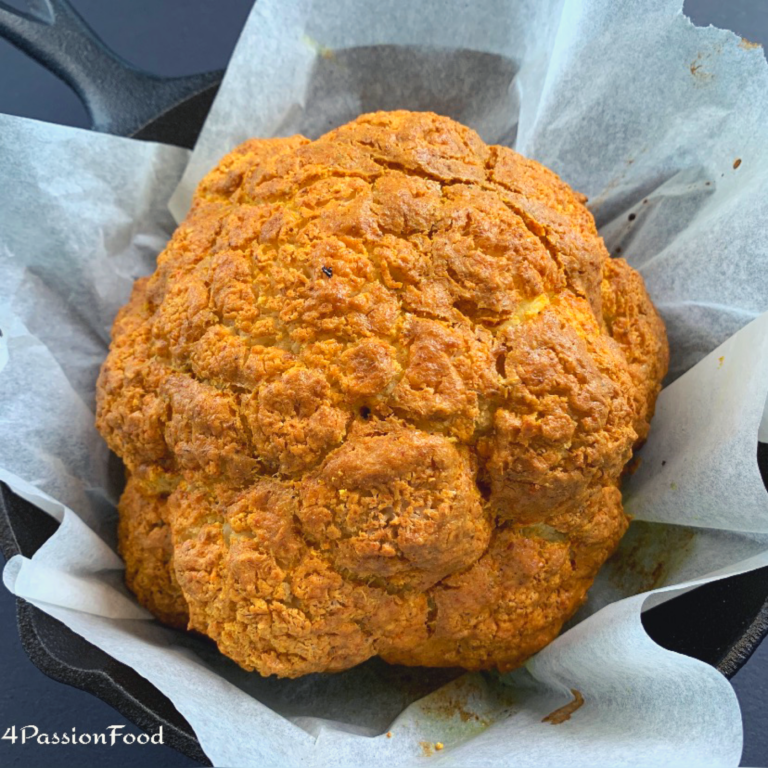 Whole baked tandoorispiced cauliflower by chef Gordon Ramsay